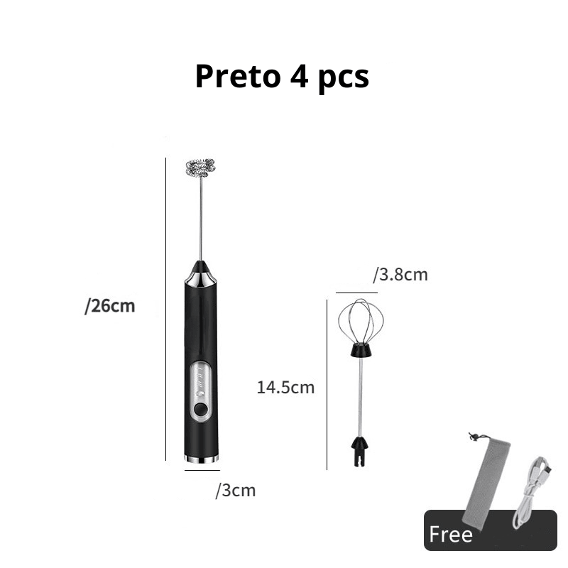 Batedor elétrico portátil USB