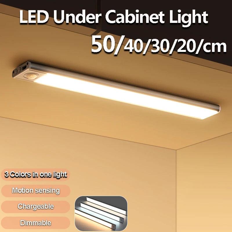 Luminária de LED 3 em 1 com sensor de movimento