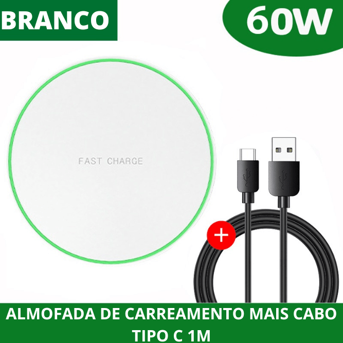 WirelessCharger -Carregamento rápido com indução