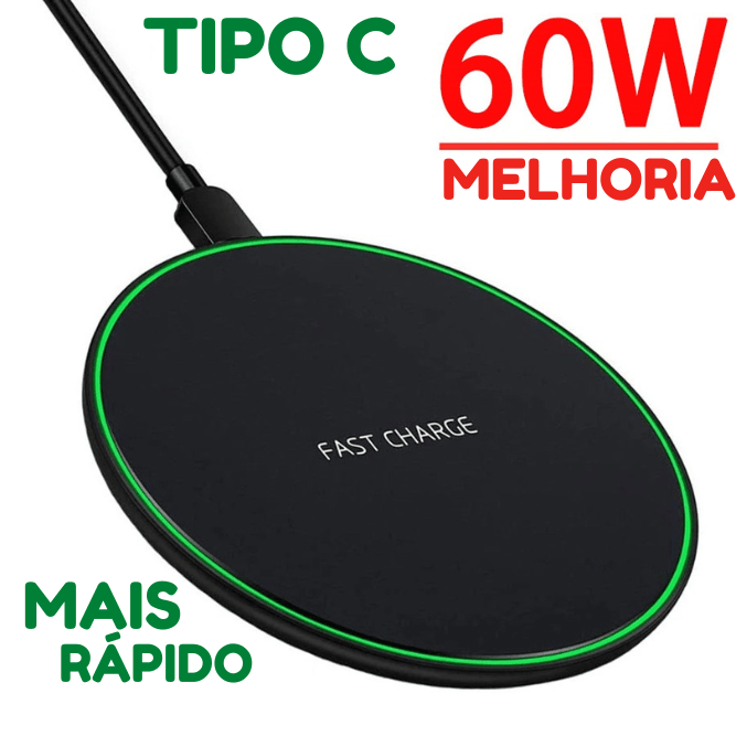 WirelessCharger -Carregamento rápido com indução