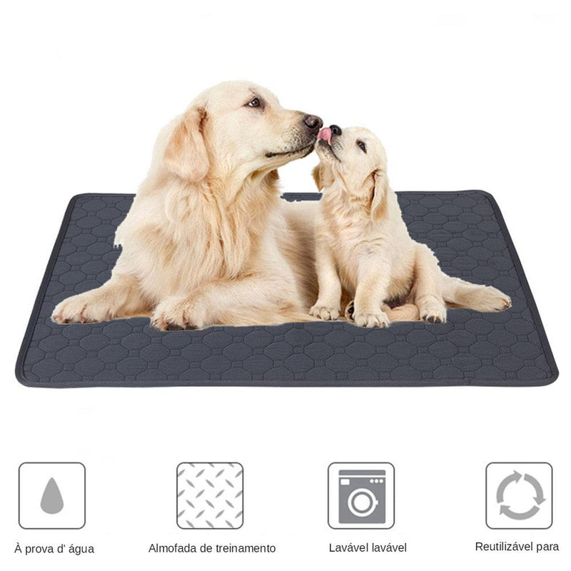 Tapete para cachorro, reutilizável e absorvente